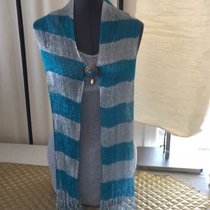 Metallic scarf